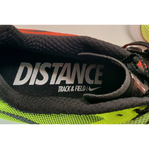 Nike Zoom Track Men’s Size 11 Shoes Rival Distance DC8725-601 Crimson/Volt - Picture 8 of 11